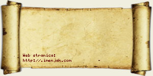 Una Šimpraga vizit kartica